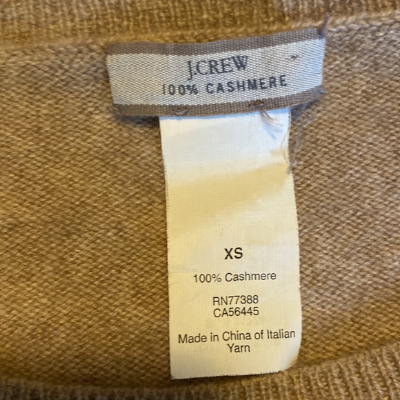 J Crew Puff Sleeve Cashmere Sweater - Picture 7 of 11